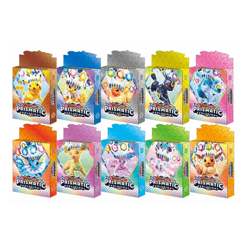 324/360 Pcs/Set Pokemon Card SCARLET&VIOLE 151 Prismatic Evolutions PALDEAN FATES English Booster Battle Transaction Card 324/360 Pcs/Set Pokemon Card SCARLET&VIOLE 151 Prismatic Evolutions PALDEAN FATES English Booster Battle Transaction Card